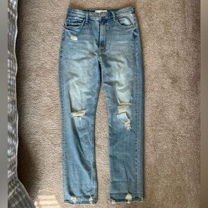 Mother High Waisted Rider Skimp Jeans